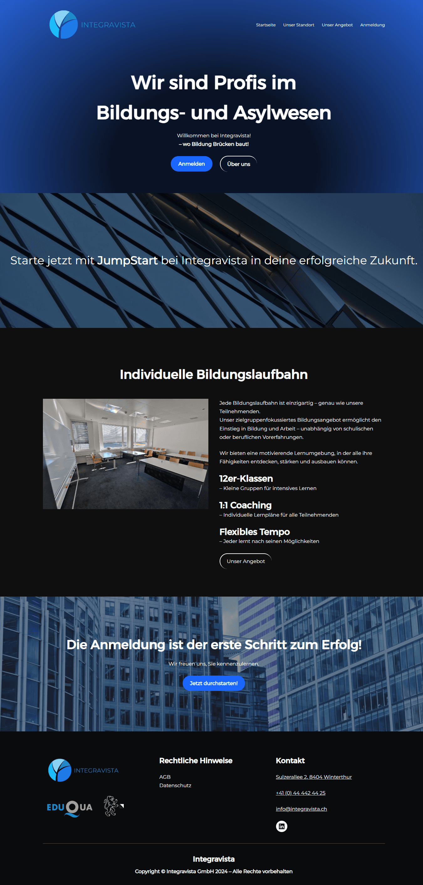 Integravista website