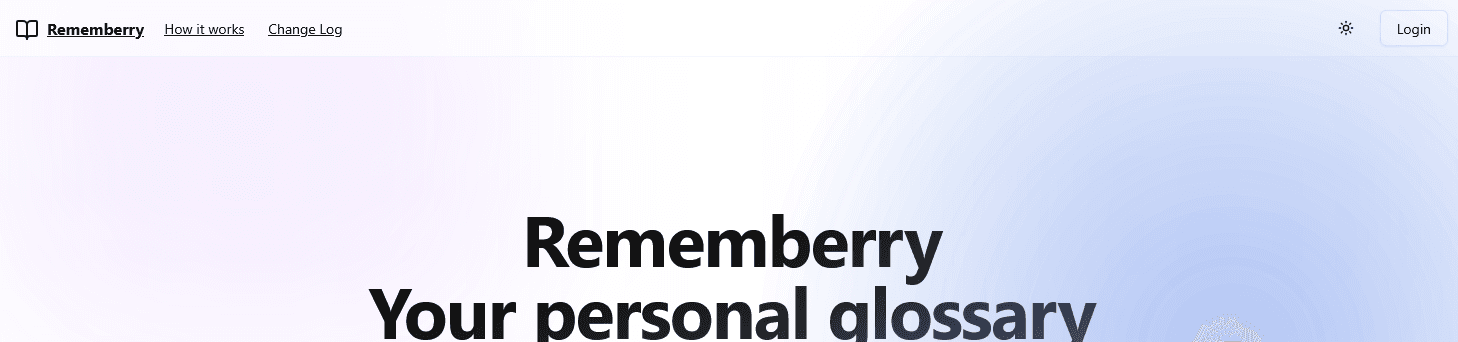 Rememberry website